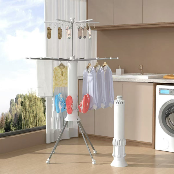 popular octopus drying rack floor pole folding cool balcony quilt drying artifact indoor invisible octopus