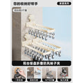[milk white] suction cup sock rack-3 pack