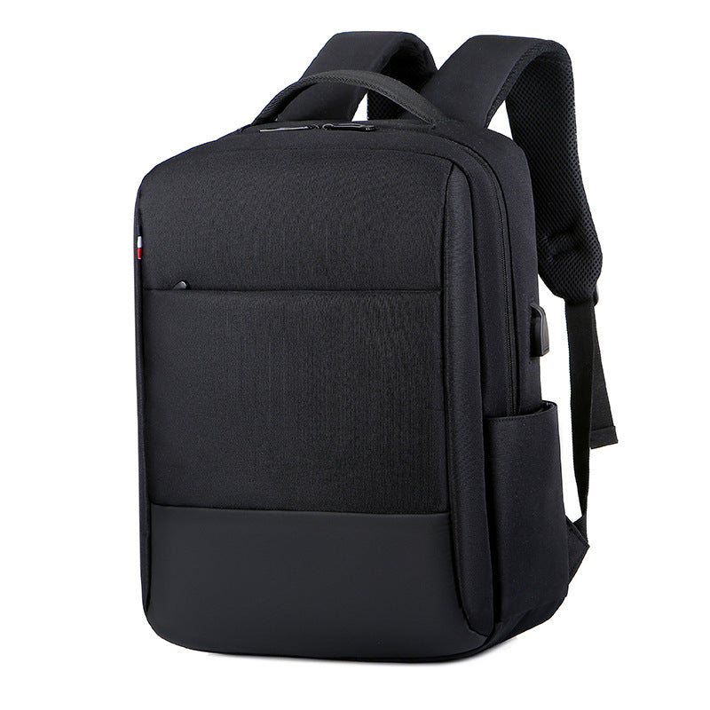 Backpack waterproof and wear-resistant 15.6 inch business leisure computer backpack student backpack schoolbag can be printed with logo.