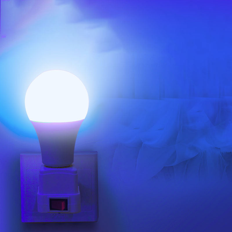 LED color light bulb, colorful ambient light bulb A60pc ball bulb E27 screw indoor lighting ambient night light