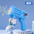 Fully automatic space bubble gun-blue battery model-opp packaging
