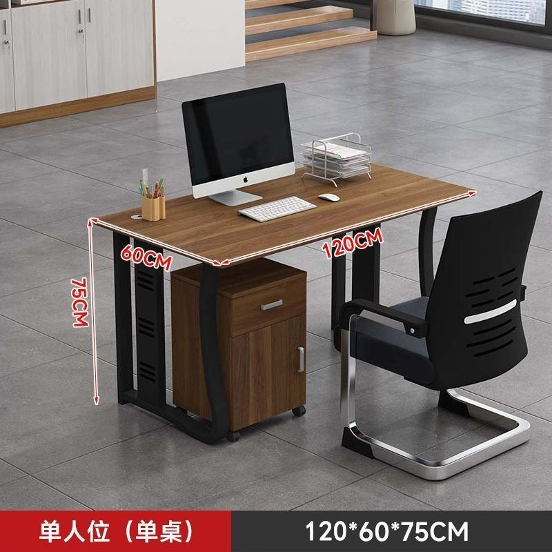 Conference table - minimalist rectangular desk, office desk and chair set, modern computer desk, training table, rectangular workstation
