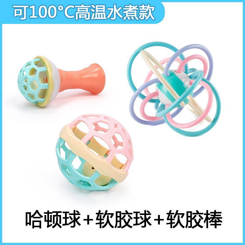 Cross-border export newborn baby toys baby hand rattle boys and girls early education puzzle bell toothpaste bed bell accessories