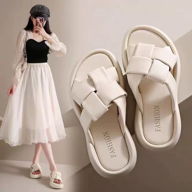 Export export italy original single cabinet removal remaining single goods bottom slippers women's summer soft bottom non-slipeasiest for match one-line slippers