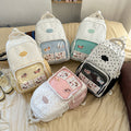 Versatile japanese-style star & polka dot kids' backpack - new korean design, large capacity, cute outdoor tote bag/backpack for boys & girls