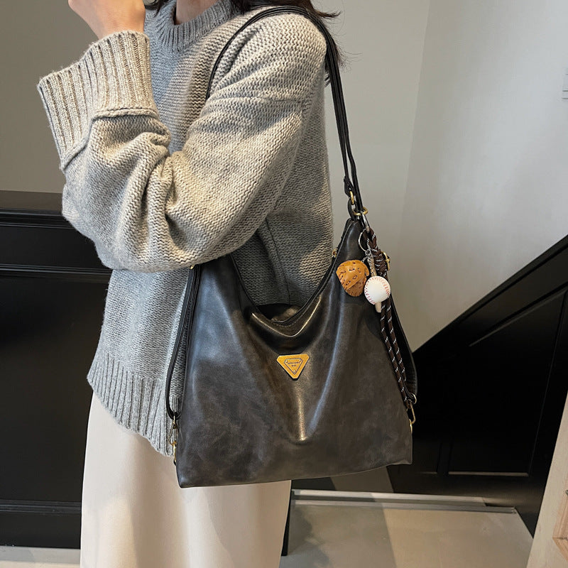 Foreign trade large-capacity tote bag 2025 new women's shoulder messenger bag backpack European and American style commuter bag women