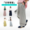 【beat the heat this summer】new summer collection: stylish, lightweight, and breathable 100% cotton casual pants for kids - versatile, loose-fit trousers (style 2613)