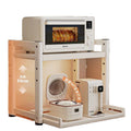 Pull-out microwave oven storage rack kitchen countertop storage rack pull-out multi-layer oven storage rack