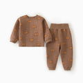 Baby heattechintimatesbaby clothes quilted high waist belly protection autumn clothes long johns outwearthickenedkidsfall and wintersuit