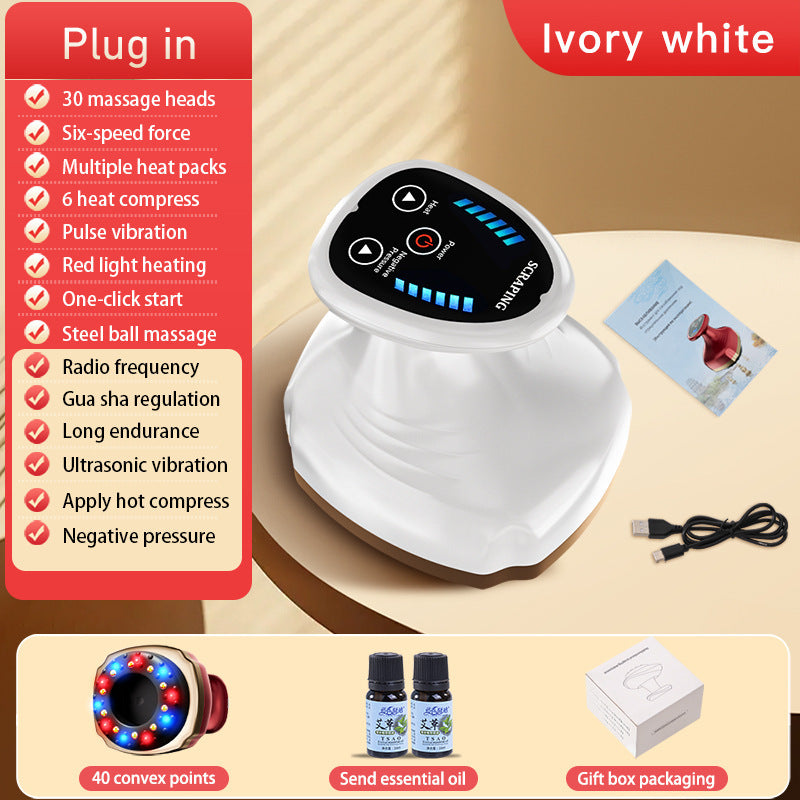 electric negative pressure scraping instrument, whole body hot compress, vacuum negative pressure suction cupping device, for home masseuse