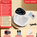 Plug-in ivory white (6 suction levels + 6 heat settings + enhanced motor + 3 buttons + steel balls)