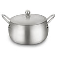 primary color shrink pot 16-24cm ordinary sanding pot aluminum simple soup pot set wholesale pot