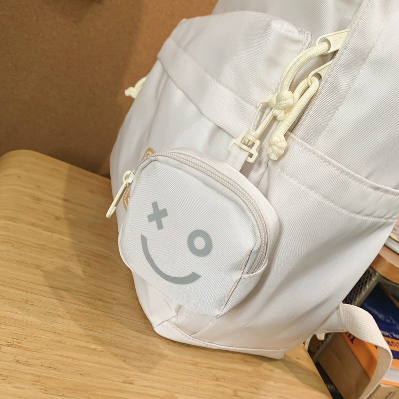 New casual carry-on backpack - large capacity, wear-resistant, water-repellent, cute small bag - perfect for students, casual travel, and tutoring