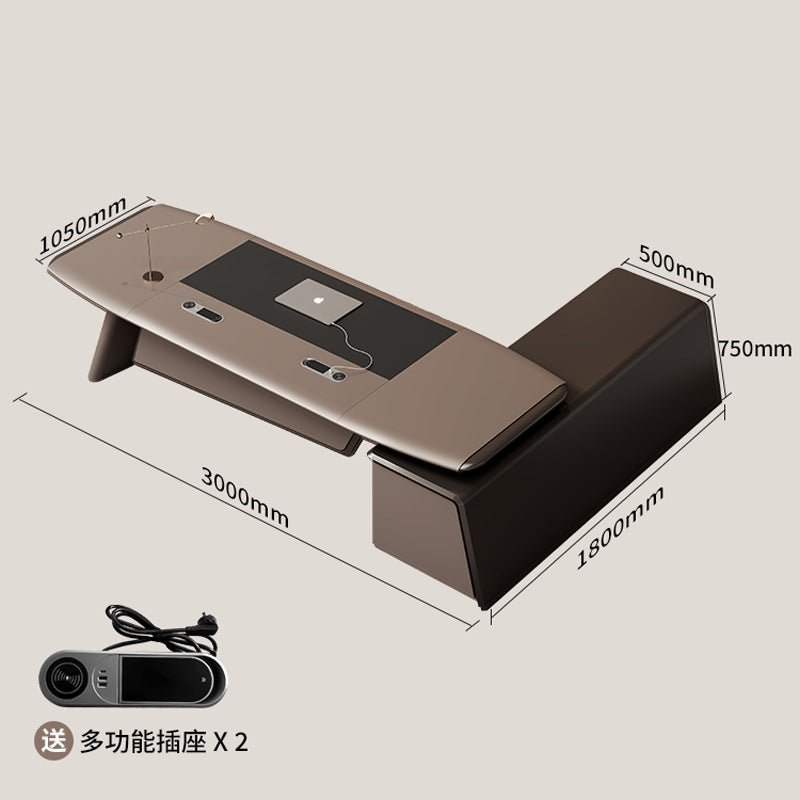 Painted office manager desk and chair combination accessible luxuryclassy executive desk president table casual modern manager table