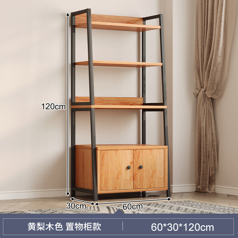 Shelf Multi-layer storage shelf Floor-to-ceiling office locker Shelf Layered shelf Living room display Cabinet with door