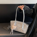 retroprinting armpit bag for women 2026new arrivalplaidcasualsatchel bag large capacity niche style shoulder bag