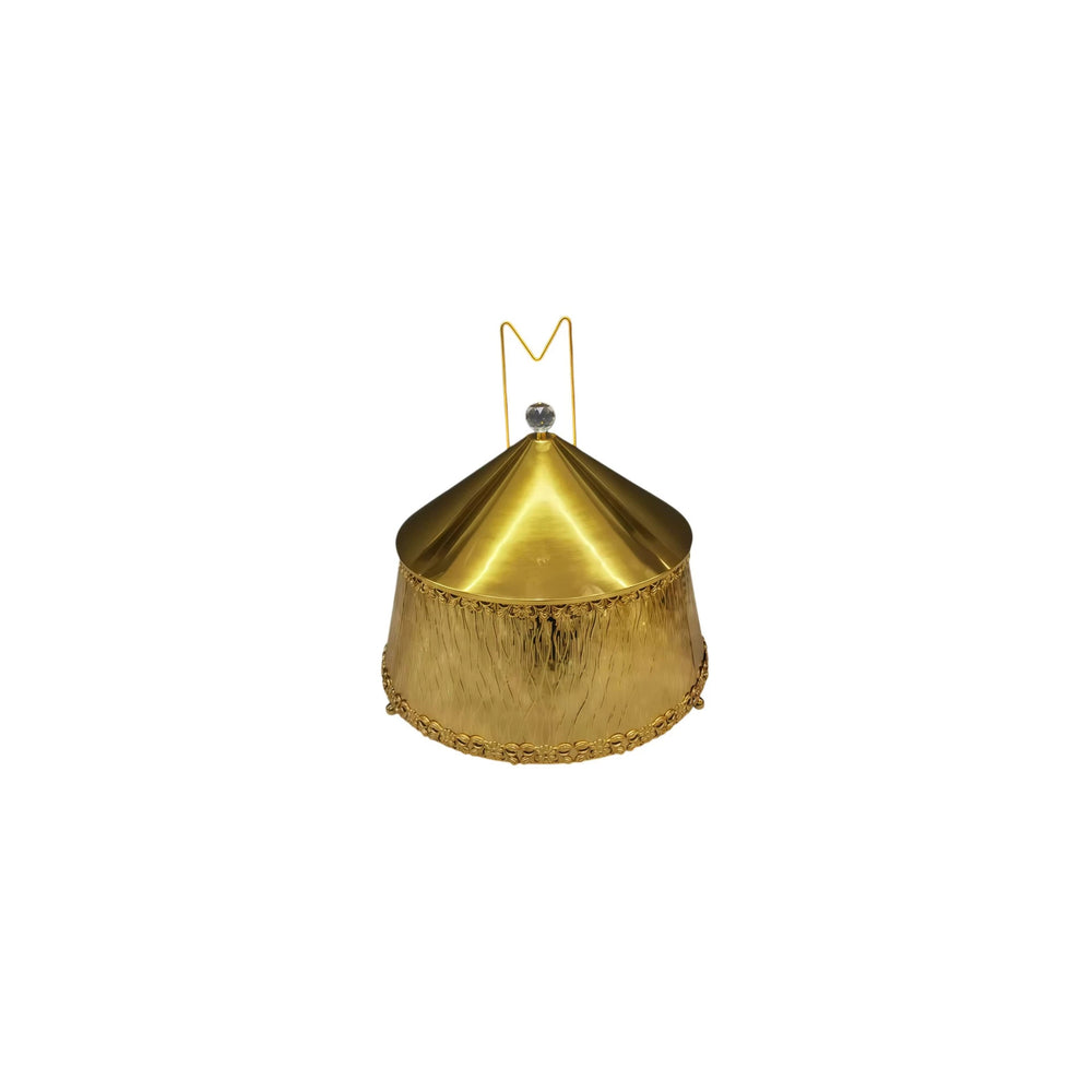 Gold stainless steel buffet warmer, 9l arabian style buffet stove, commercial hotel food warmer
