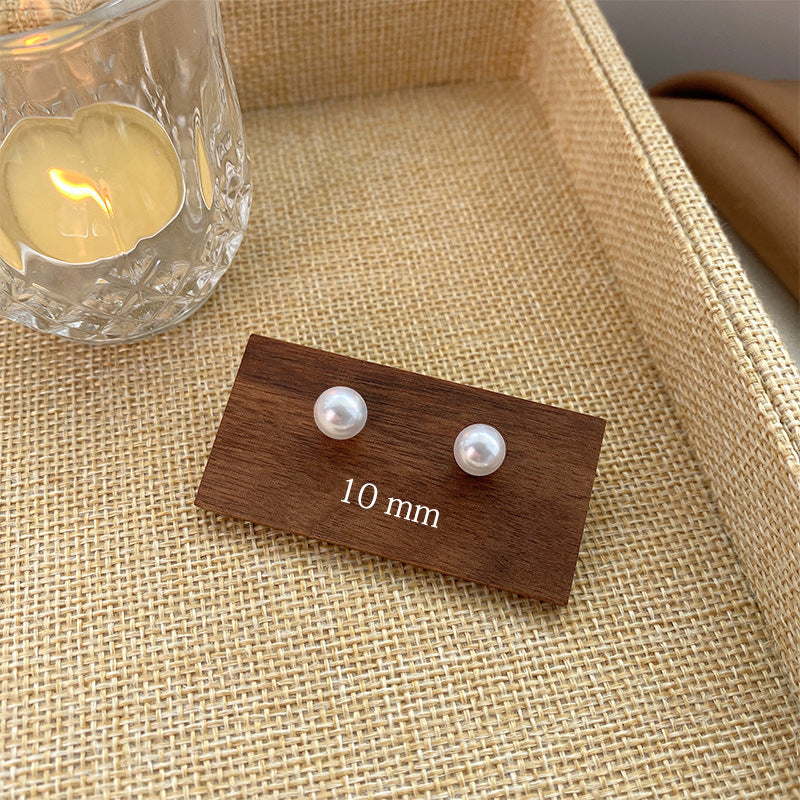 Ins pearl earrings for women niche styleaccessible luxuryeasiest for match earrings pendant classyretroelegant earrings 925 silver needle wholesale
