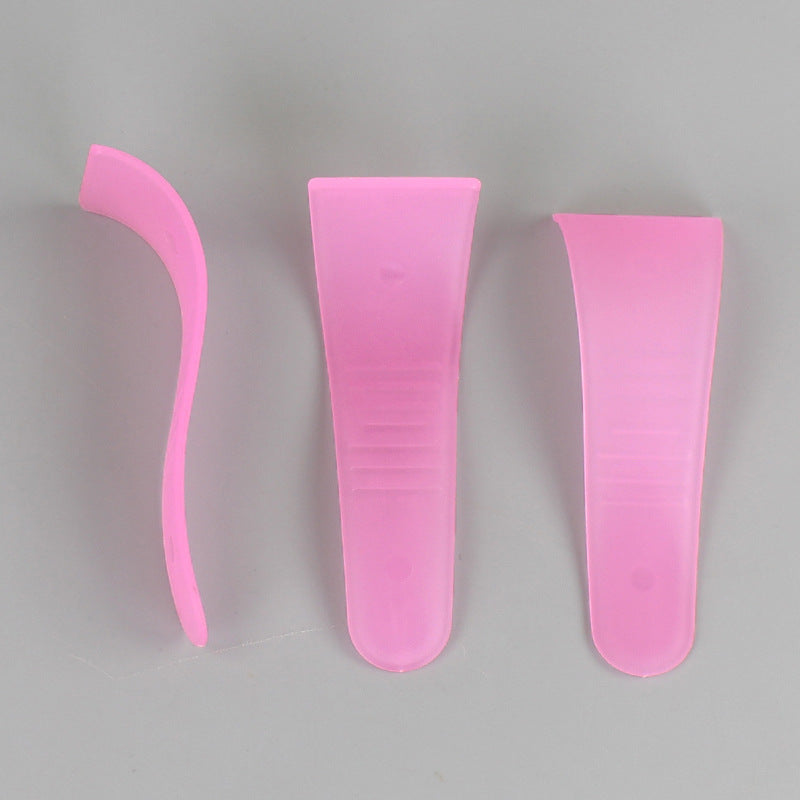 Hair removal cream scraper curved pp facial mask plastic beauty tool beauty salon hair removal scraper special spoon