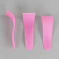 Hair removal cream scraper curved pp facial mask plastic beauty tool beauty salon hair removal scraper special spoon