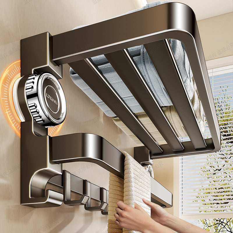 Rotary suction cup, bath towel rack, toilet non-punching, wall-mounted rack, bathroom towel rack, storage kit