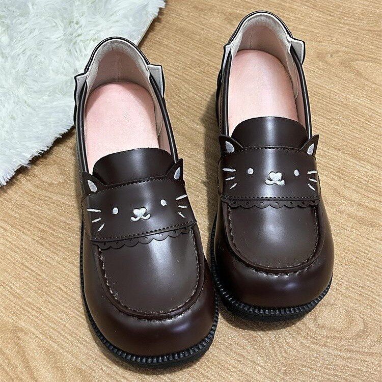 School campus style with jkeasiest for matchcute uniform student shoes small leather shoes women's campus style popular casual mary jane shoes