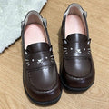 School campus style with jkeasiest for matchcute uniform student shoes small leather shoes women's campus style popular casual mary jane shoes