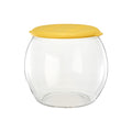 New transparent storage plastic stool - large capacity home toy storage box - clear storage ottoman with seating