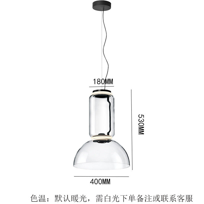 Zhengda home furnishing italian flos import glass height milan led stairwell living room dining room study chandelier