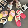 Cute cartoon eva slippers for women - new 2026 thick-soled, non-slip, indoor/outdoor slides for home and students