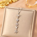 [titanium steel] fashion fashion hot selling tassel necklace women's light luxury high-end versatile clavicle chain jewelry