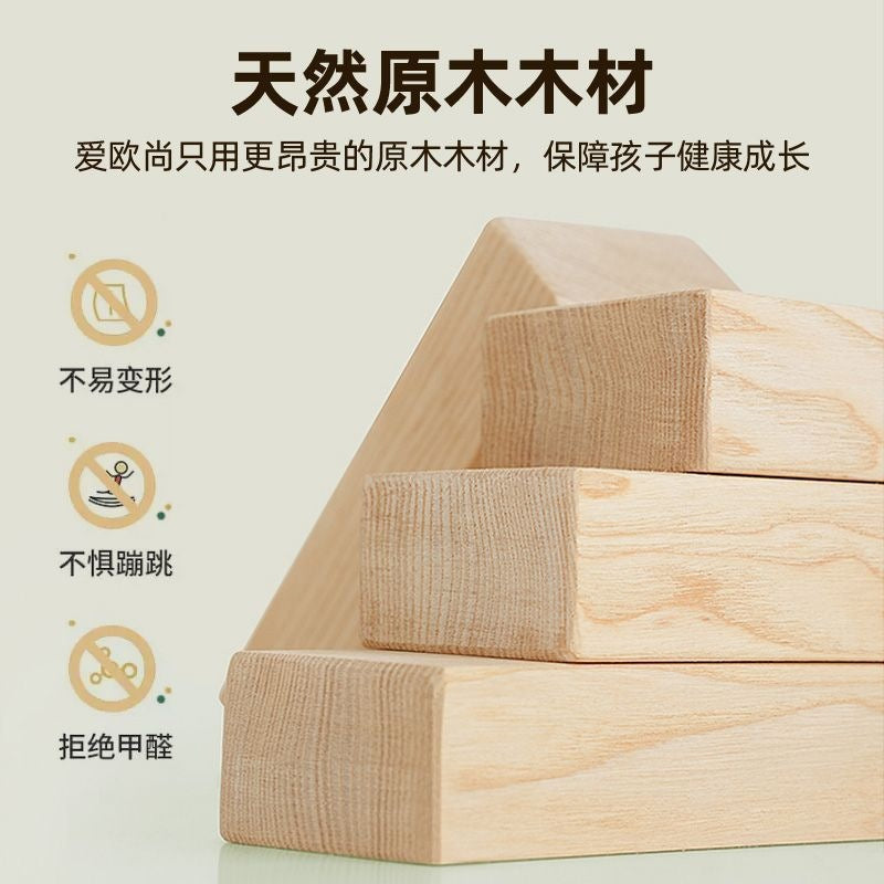 Solid wood baby splicing bed foldable bed free installation with guardrail kids bed boys and girls splicing large bed crib