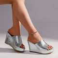 Women's summer fashion wedge heel sandals & slippers - new  styles, versatile platform loafers with open toe