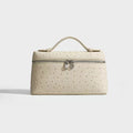 Lp19 lunch box bag genuine leather mini fashion women's bag 2025 new gigi same style satchel box bag crossbody small bag