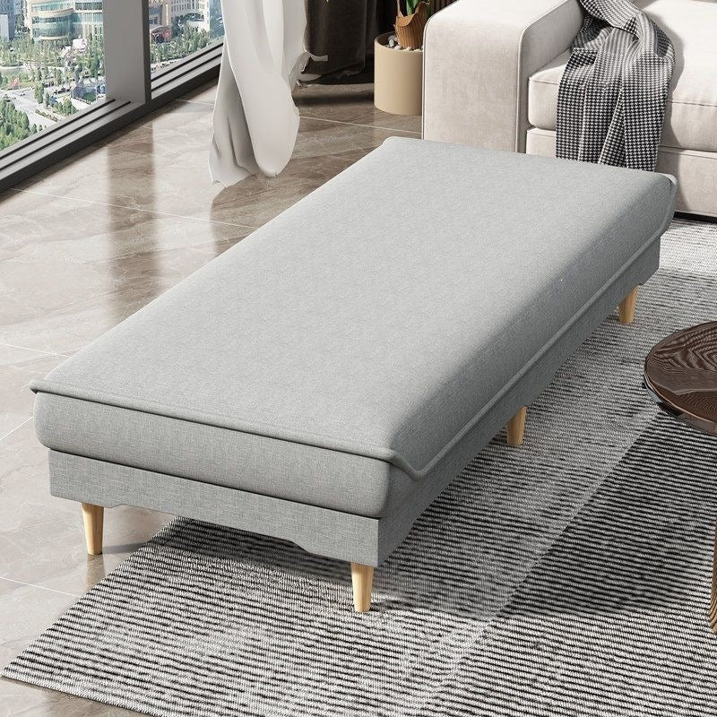 Balcony sofa bed all-in-one dual-purpose widened patchwork bed single bed adult chaise lounge side bed extension bed end stool