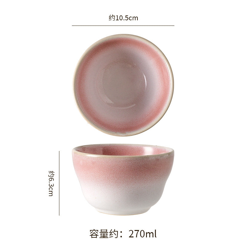 Japanese kiln personalized tableware restaurant hot pot restaurant small bowl fruit bowl good-looking cooking bowl for home rice small bowl