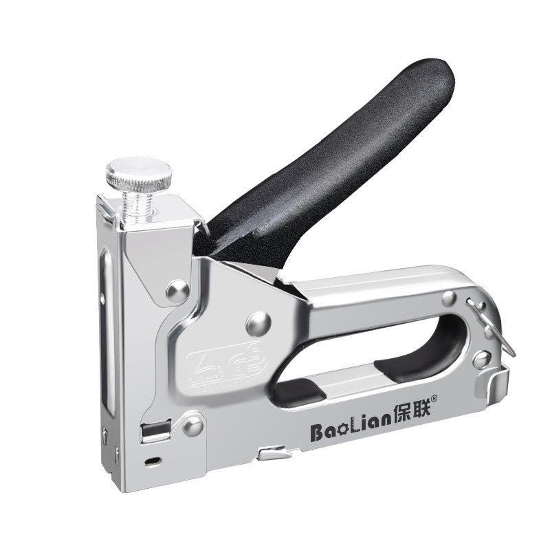 Baojun manual three-purpose nail gun code nail gun woodworking pneumatic martin gun u-shaped nail t-shaped door nail gun tool