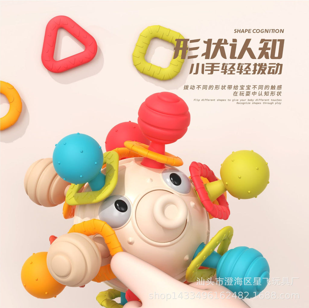 Infants and toddlers Manhattan clutch ball tactile perception can be boiled baby fine movement training clutch ball toy