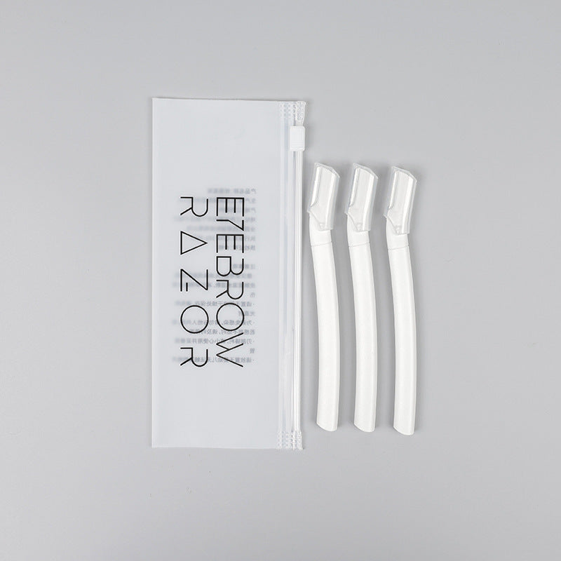 Eyebrow razor set for women - precision safety razor, beauty tool, eyebrow trimmer & scissors - wholesale from manufacturer