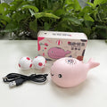 children's electric fan suspended ball usb rechargeable mini whale blowing bubble ball toy douyin same style
