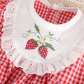 Baby summer thin strawberry bag butt clothes newborn clothes one-piece baby triangle haki summer clothes full month hundred days