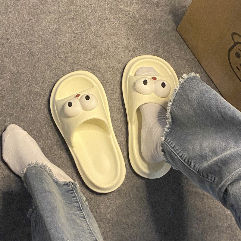 Eva cloud slides for women - summer outdoor wear, 2026 new fashion, minimalist style, indoor home slippers, couple's sandals for men