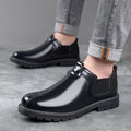 Casual men's shoes 2021 spring british workwear trendy shoes men's boots soft surface big toe men's shoes retro leather shoes
