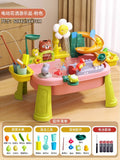 New summer water toys for kids: multifunctional water park with fishing pool, electric faucet, dishwasher, and magnetic features