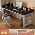 Computer desk desktop double desk student home bedroom study desk with baffle e-sports table simple office desk
