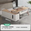 Office desk - minimalist modern manager desk - light luxury executive desk - high-end boss office desk and chair set - ceo executive desk