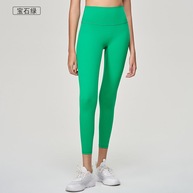 No awkward line, comfortable yoga pants for women, high waist, tummy control, sports tight, running, fitness, yoga wear, cycling pants