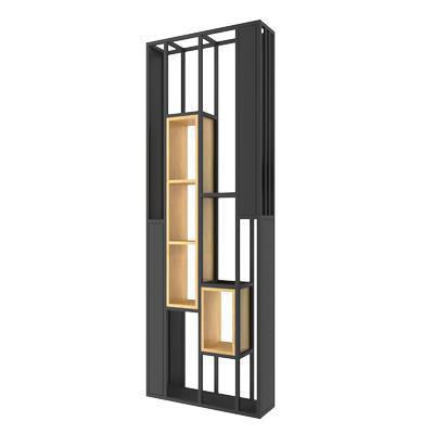 Nordic wrought iron screen shelf entrance office guest dining room partition floor flower stand creative decoration