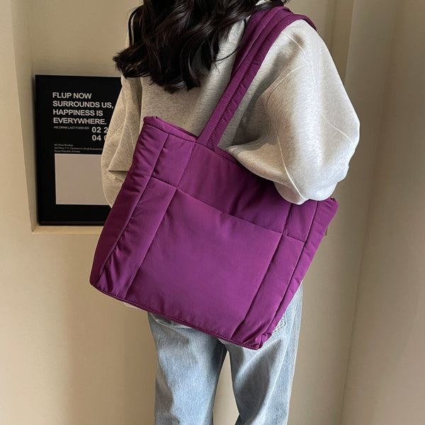 Korean version of large-capacity bag women's 2023 new fashion Ruiying literary shoulder handbag trendy casual briefcase