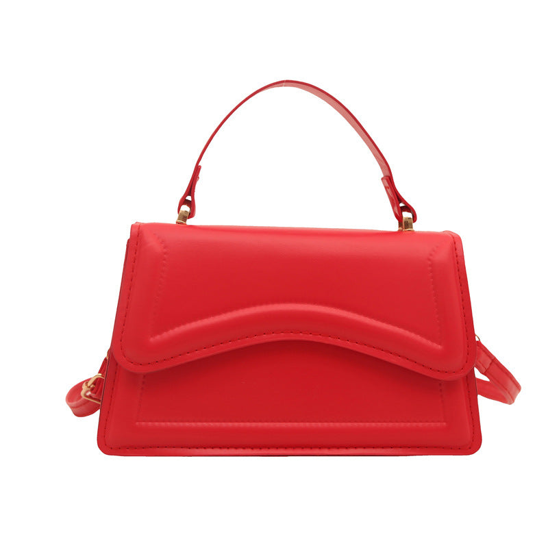 Cross-border simple and fashionable small square bag, personalized and beautiful handbag, spring 2025 new shoulder bag, commuter messenger bag